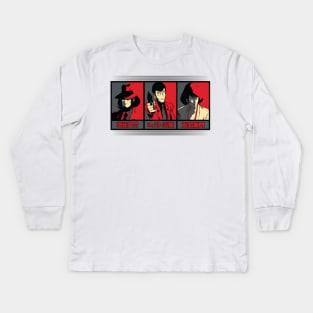 Jigen - Lupin 3rd - Goemon Kids Long Sleeve T-Shirt